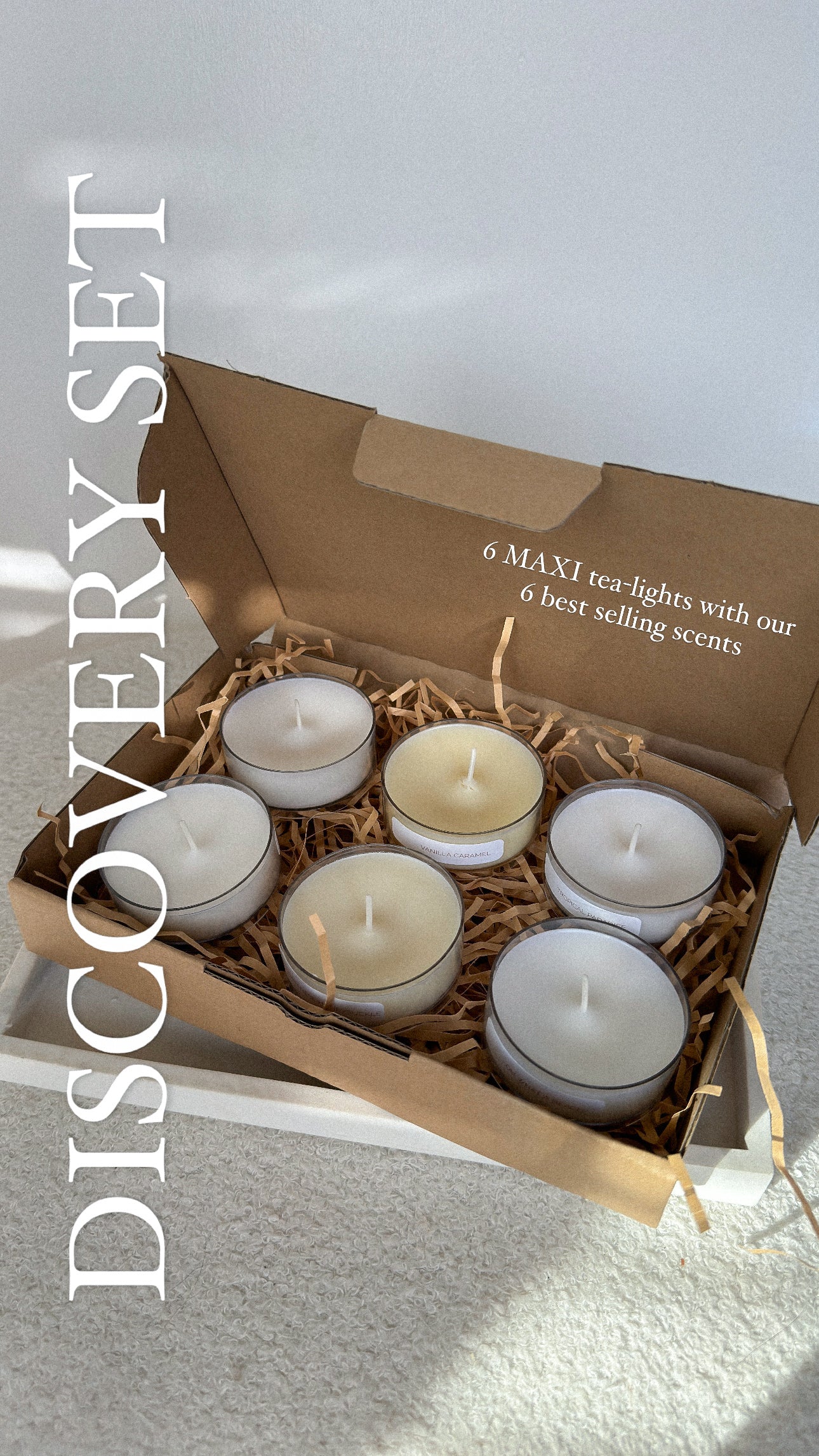 Scent Discovery Pack - 6 Maxi Tealights | FREE SHIPPING