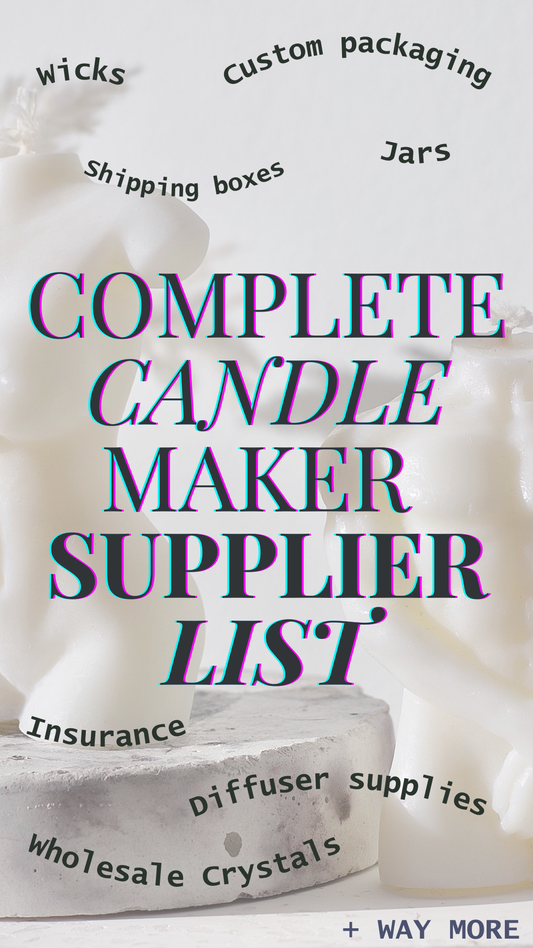 In-depth Candle Making Wholesale + Supplier List